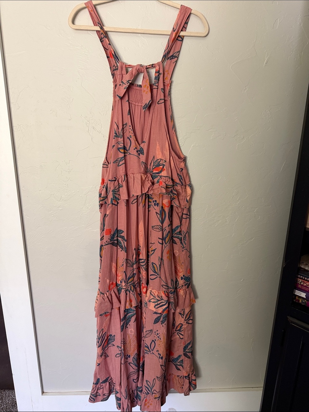 Free People Pink Floral Maxi Dress
